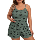 Plus Size Women’s Four Seasons Pajama Camisole Set