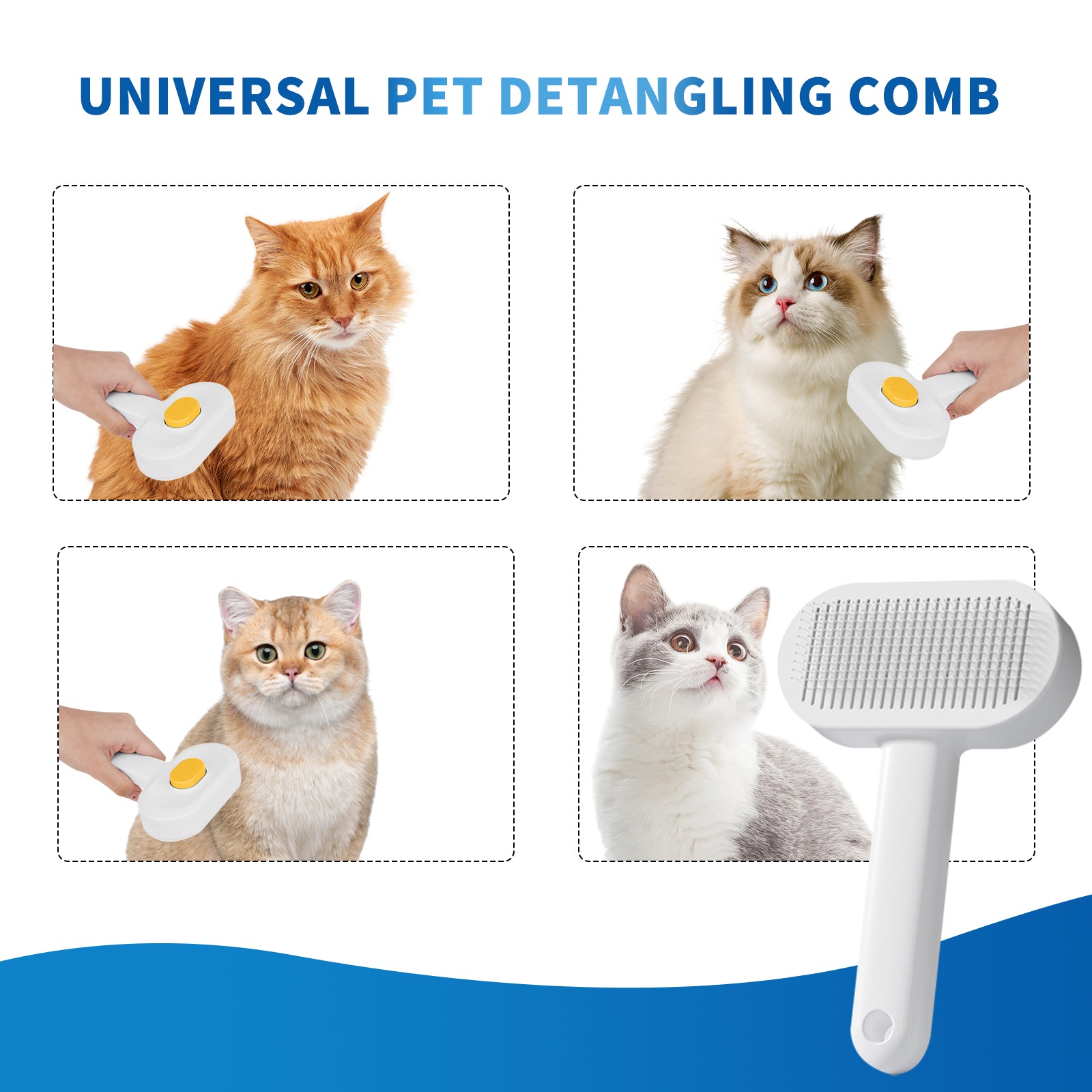 Efficient Universal Pet Hair Removal Comb