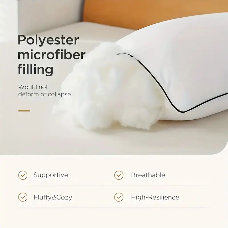 Soft Comfort Bed Pillows – Supportive Sleeping Pillow for Bedroom