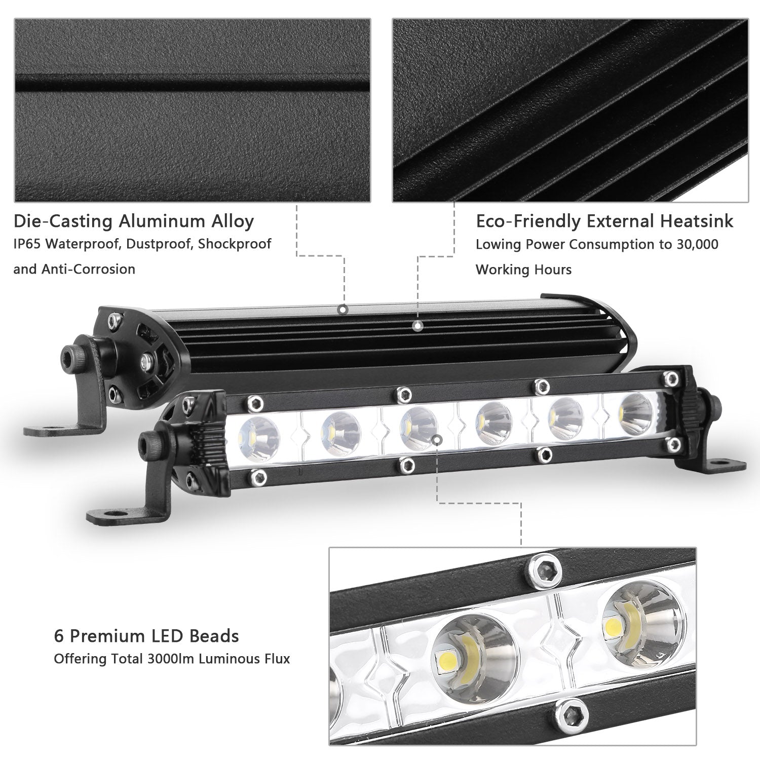 7" LED Light Bar
