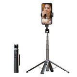 Bluetooth Selfie Stick Tripod with Dual Fill Light
