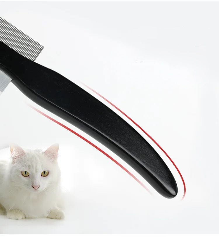 Double-Sided Pet Hair Comb & Deshedding Brush for Cats & Dogs