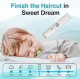 Baby Hair Clippers with Built-in Vacuum for Safe Trimming