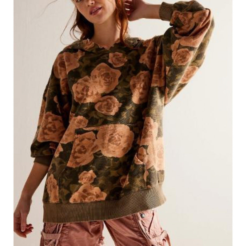 Women’s 3D Printed Hooded Sweatshirt Fashion Hoodie