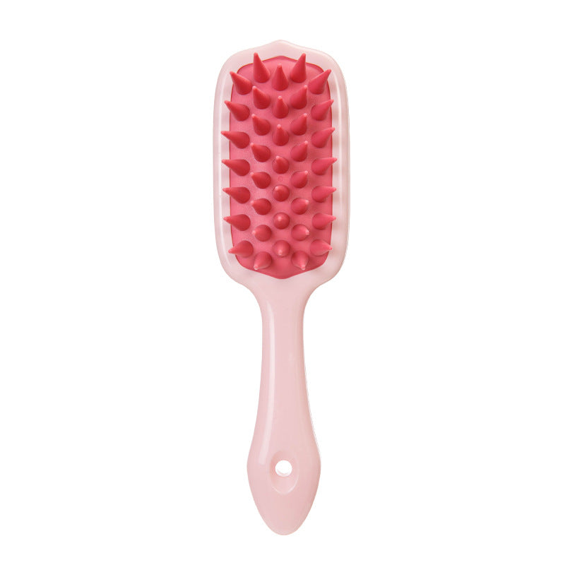 Long Handle Silicone Head Massage Comb for Relaxation