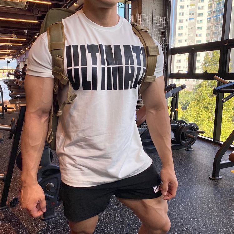 Men's Gym Stretch Crew Top