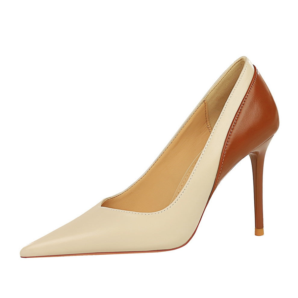 Women’s Retro Stiletto High Heel Pumps