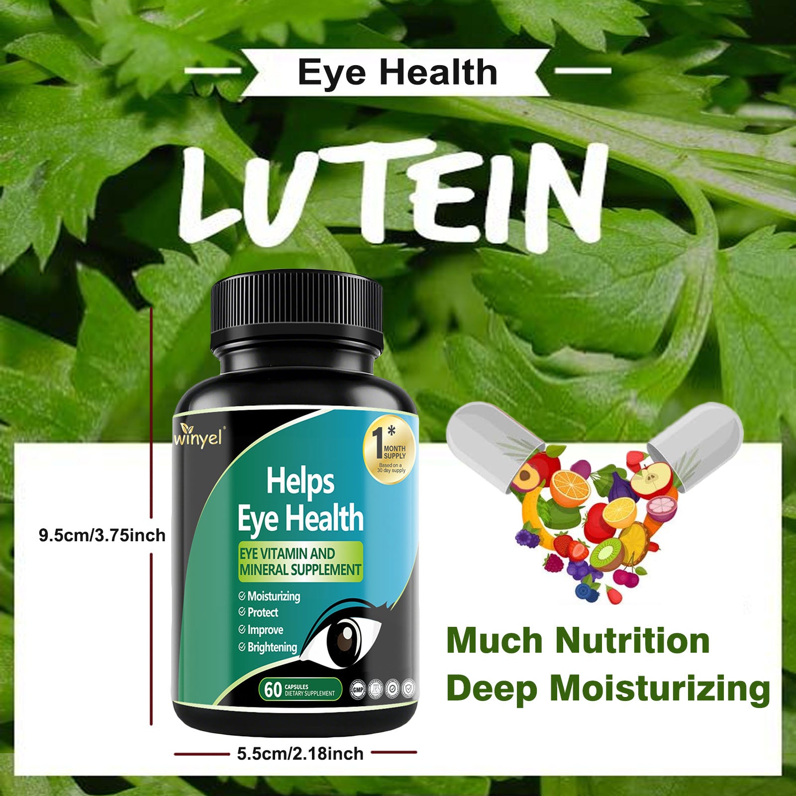 Premium Lutein Eye Health Support Supplement 30-Day Supply