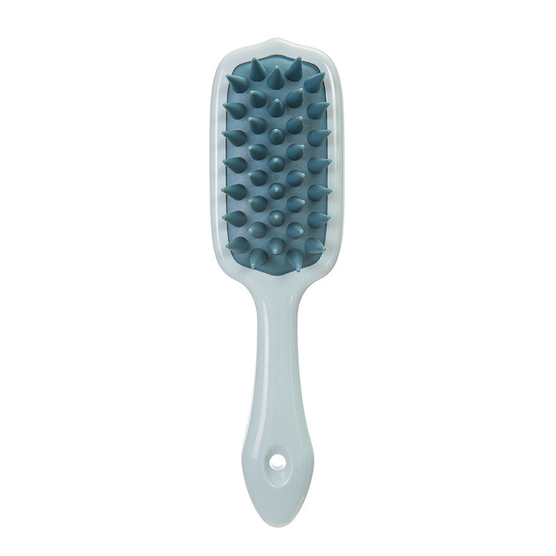 Long Handle Silicone Head Massage Comb for Relaxation