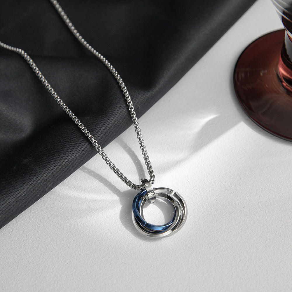 Men’s Casual Geometric Pendant Necklace