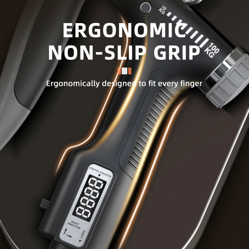 Smart Adjustable Hand Grip – 10–100kg Professional Grip Strength Trainer for Arm & Muscle Training