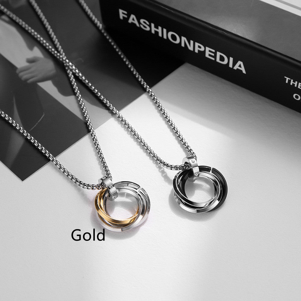 Men’s Casual Geometric Pendant Necklace