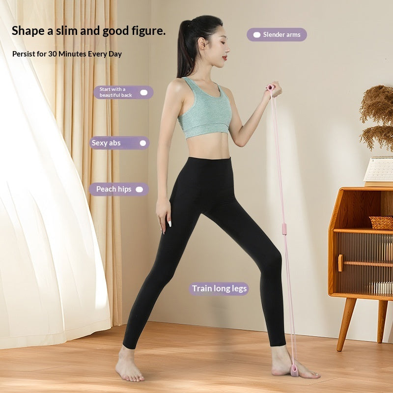 Yoga & Pilates Stretch Resistance Bands for Back and Upper Body Training