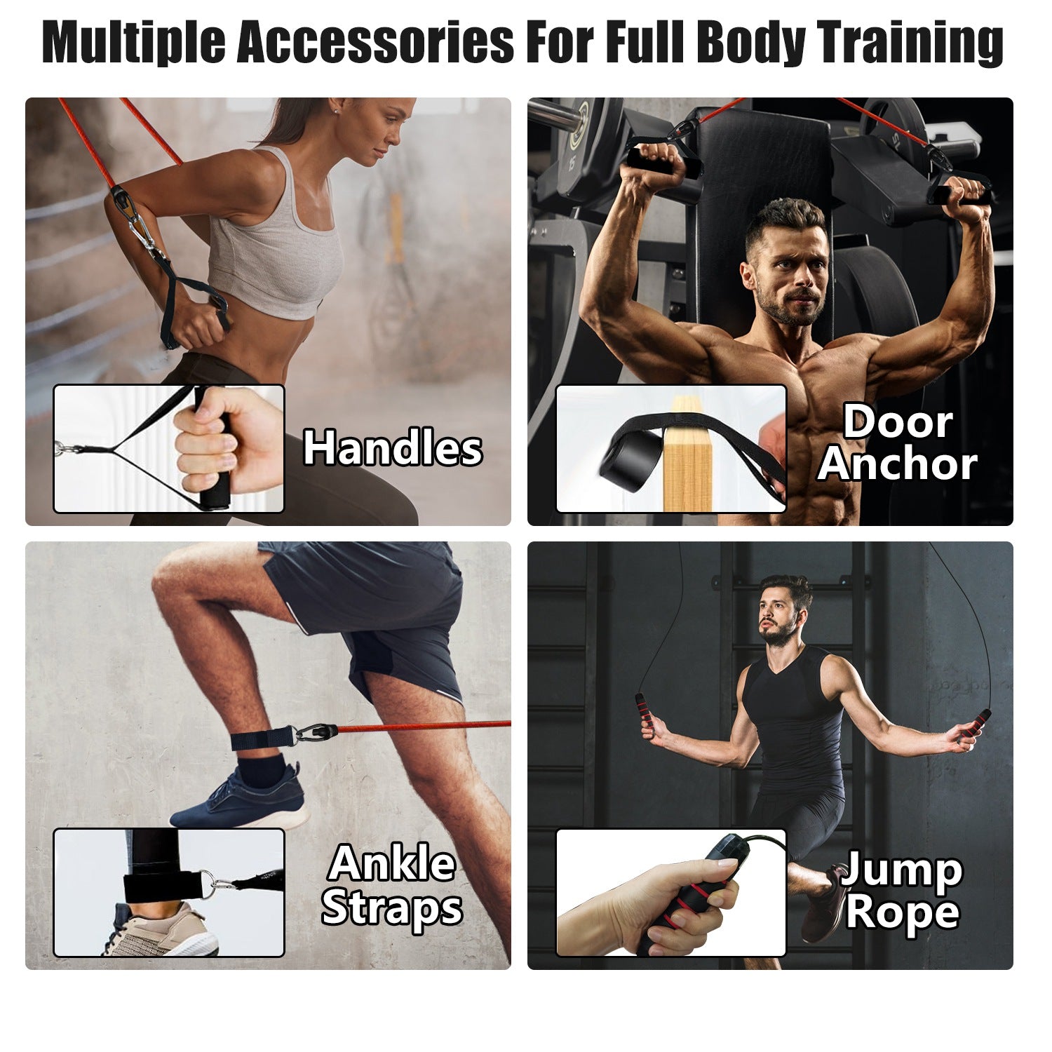 Multifunctional Push-Up Board with 15 Fitness Accessories – Full Body Home Gym Workout Equipment