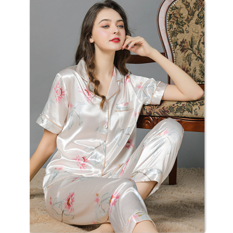 Women’s Silk Pajama Set