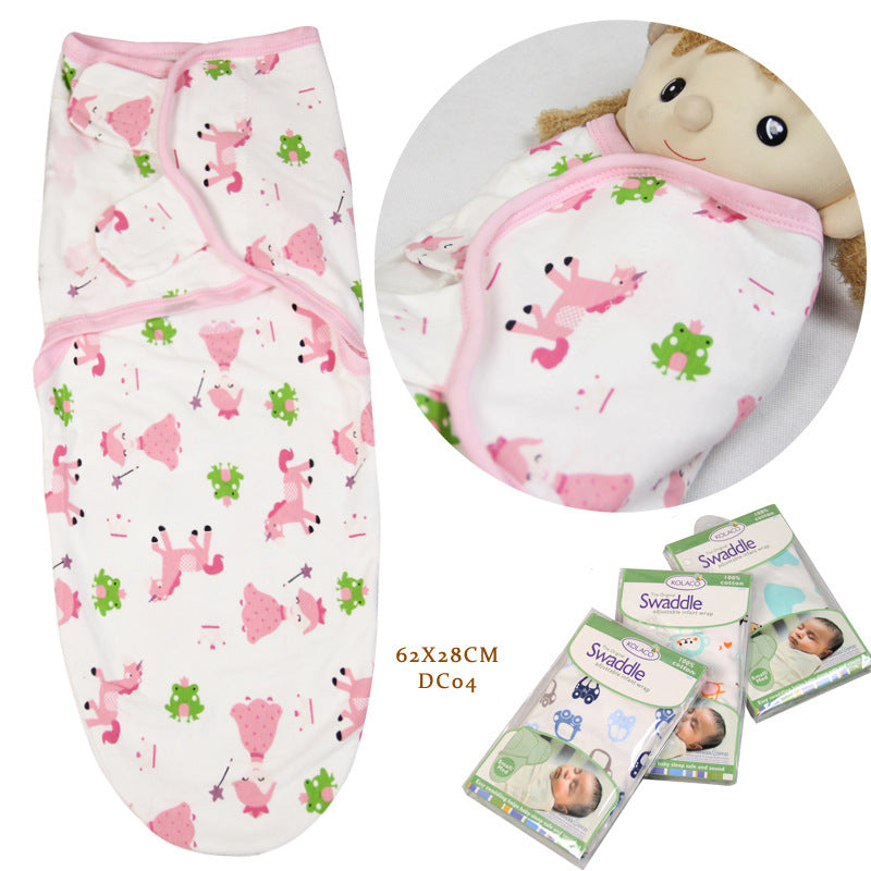 Cotton Baby Wrap Towel and Sleeping Bag