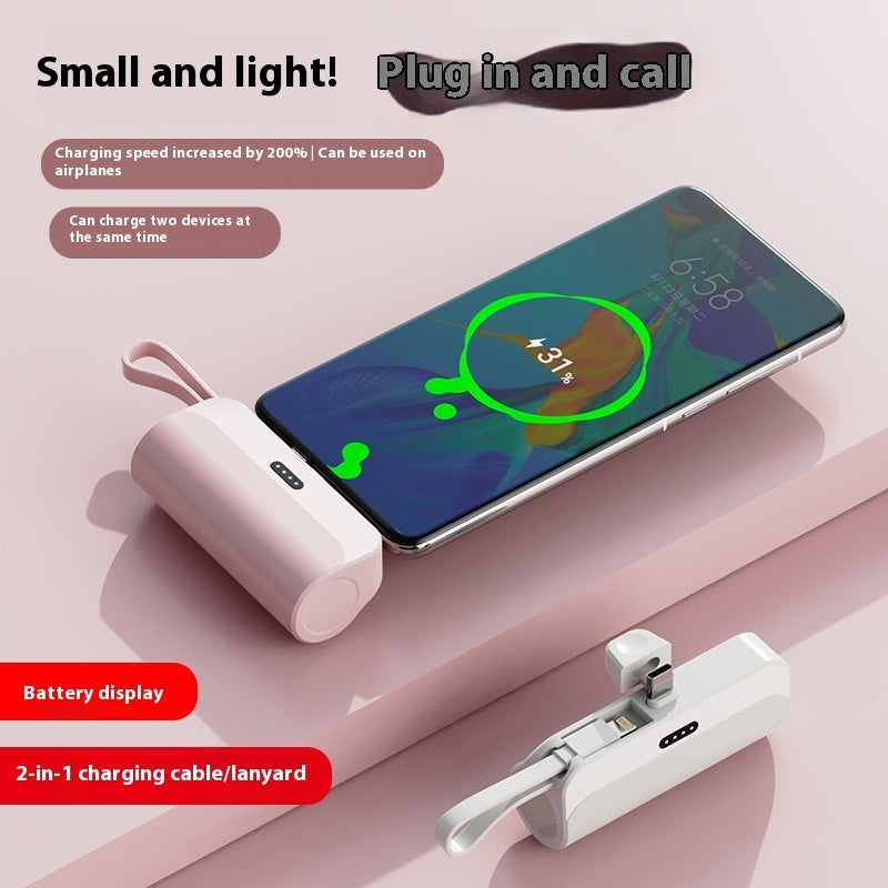 Pocket Wireless Mini Capsule Power Bank