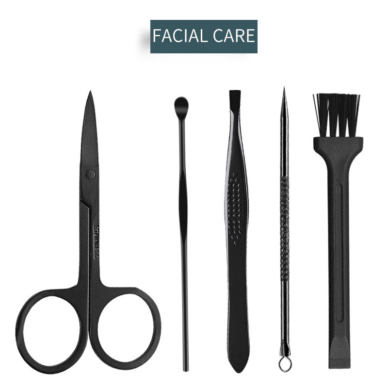 16 Piece Nail and Grooming Kit with Bag Manicure Pedicure Ear Care Tools