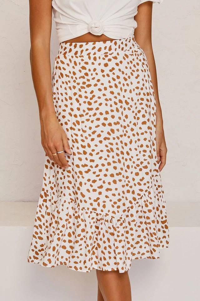 Women’s Leopard Print Skirt