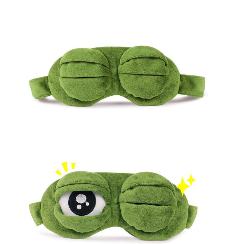 Frog Design Sleeping Eye Mask