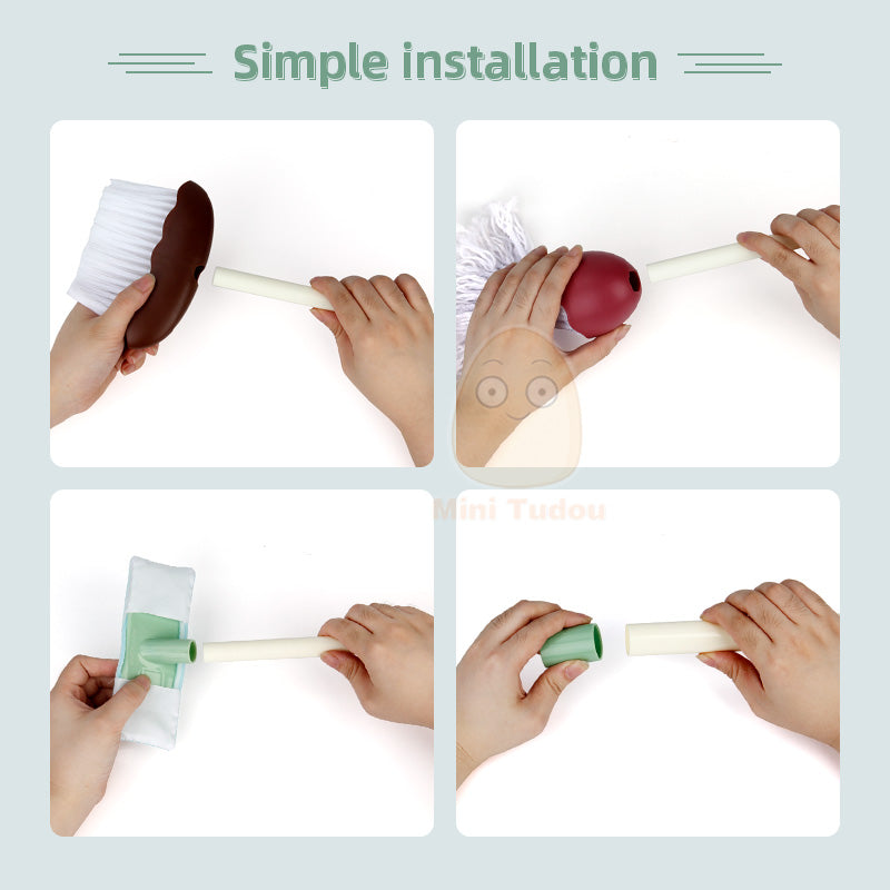 Cleaning Broom & Mop Set