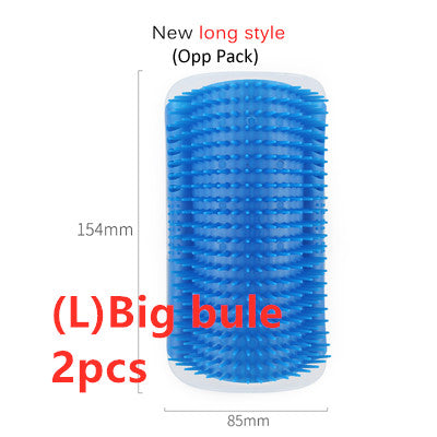 Self-Grooming Cat Brush Wall-Mounted Rubbing Device