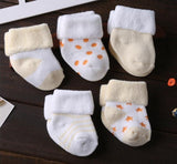 5 Pairs Baby Non Slip Cartoon Socks