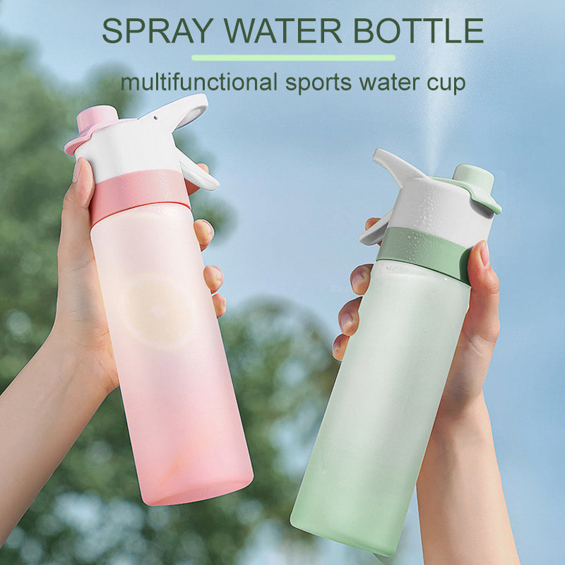 Large Capacity Spray Water Bottle for Outdoor Sports and Travel