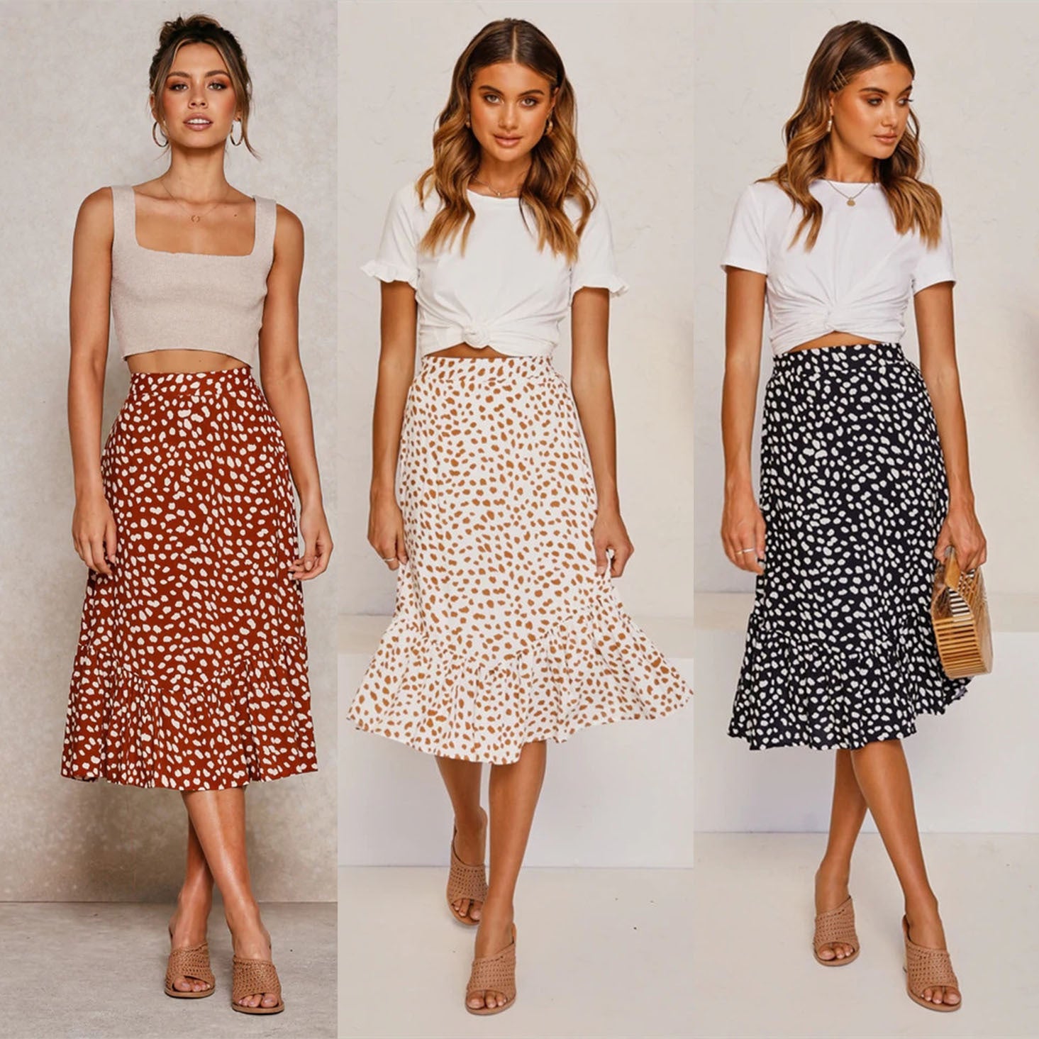Women’s Leopard Print Skirt