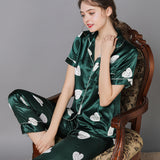Women’s Silk Pajama Set