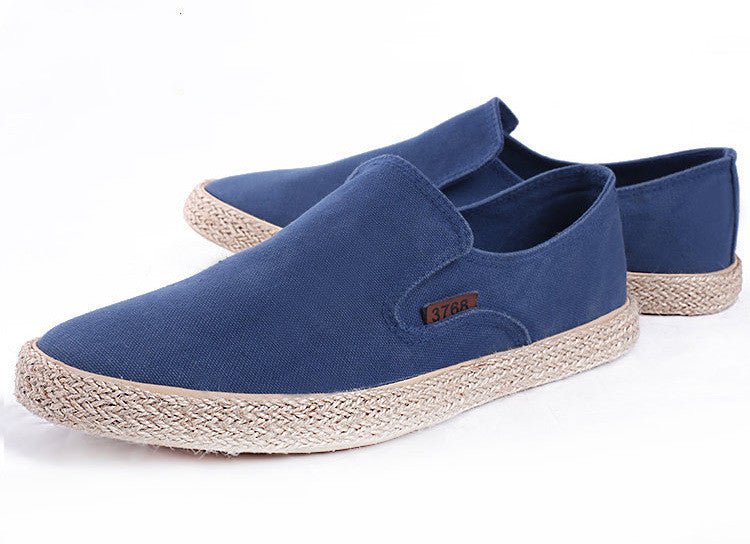 Men’s Hemp Rope Canvas Straw Shoes