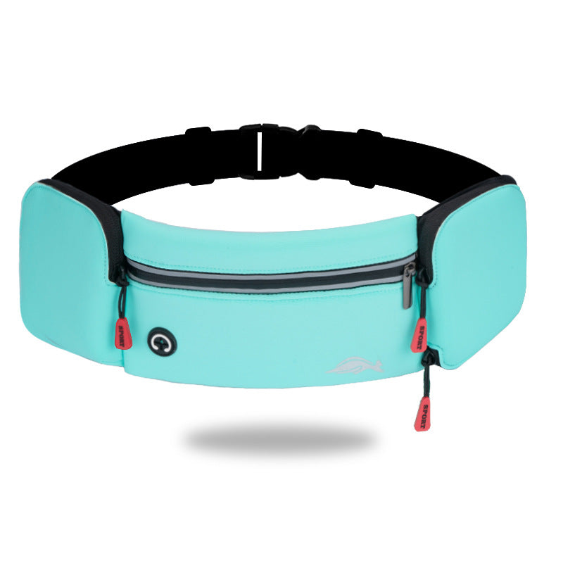 Lightweight Sports Waist Bag with Water Bottle Holder – Climbing, Hiking & Gym Fitness Belt