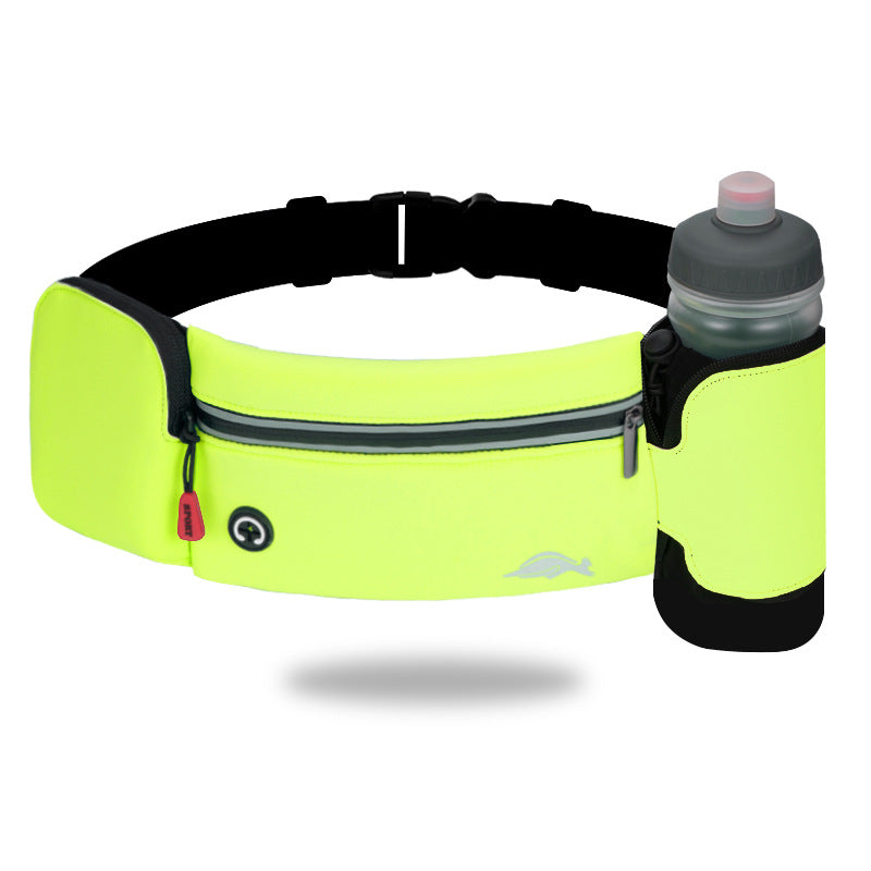 Lightweight Sports Waist Bag with Water Bottle Holder – Climbing, Hiking & Gym Fitness Belt