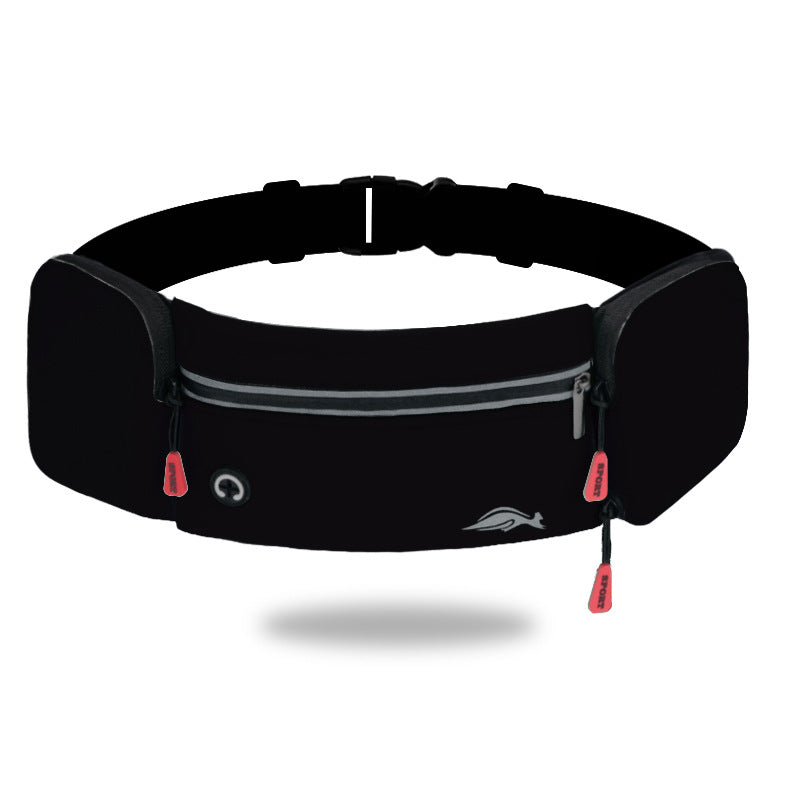 Lightweight Sports Waist Bag with Water Bottle Holder – Climbing, Hiking & Gym Fitness Belt