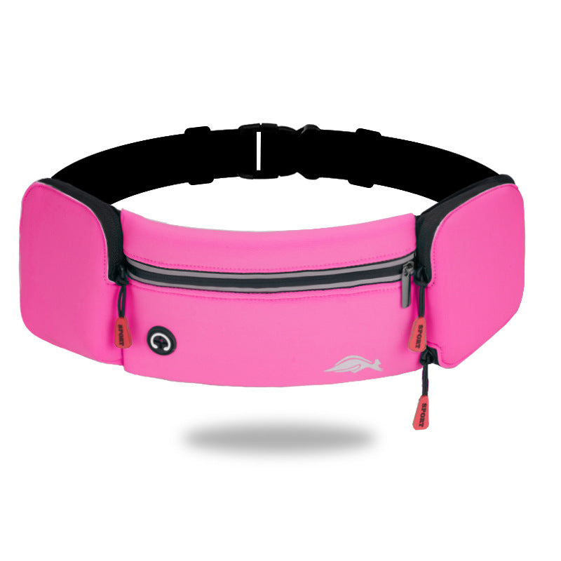 Lightweight Sports Waist Bag with Water Bottle Holder – Climbing, Hiking & Gym Fitness Belt