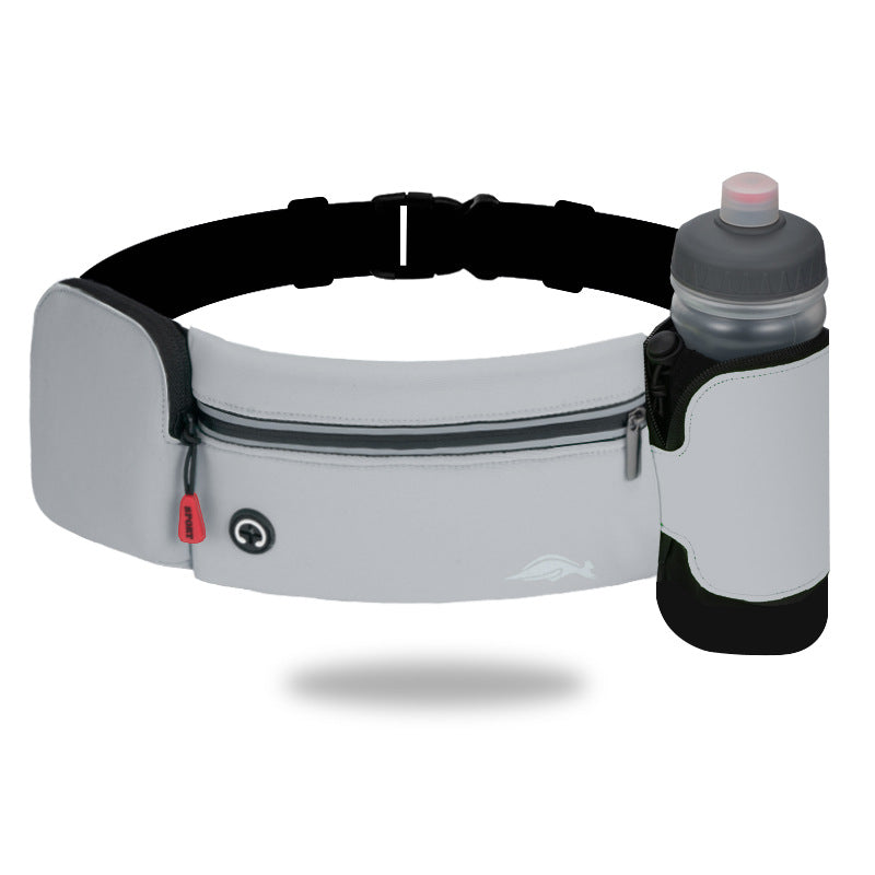 Lightweight Sports Waist Bag with Water Bottle Holder – Climbing, Hiking & Gym Fitness Belt