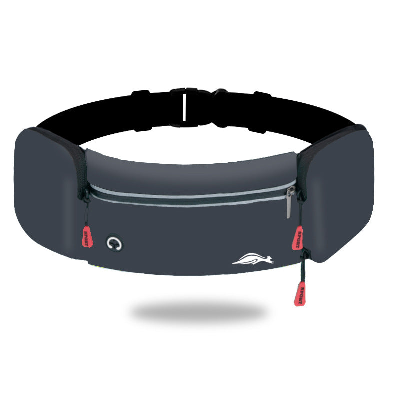 Lightweight Sports Waist Bag with Water Bottle Holder – Climbing, Hiking & Gym Fitness Belt