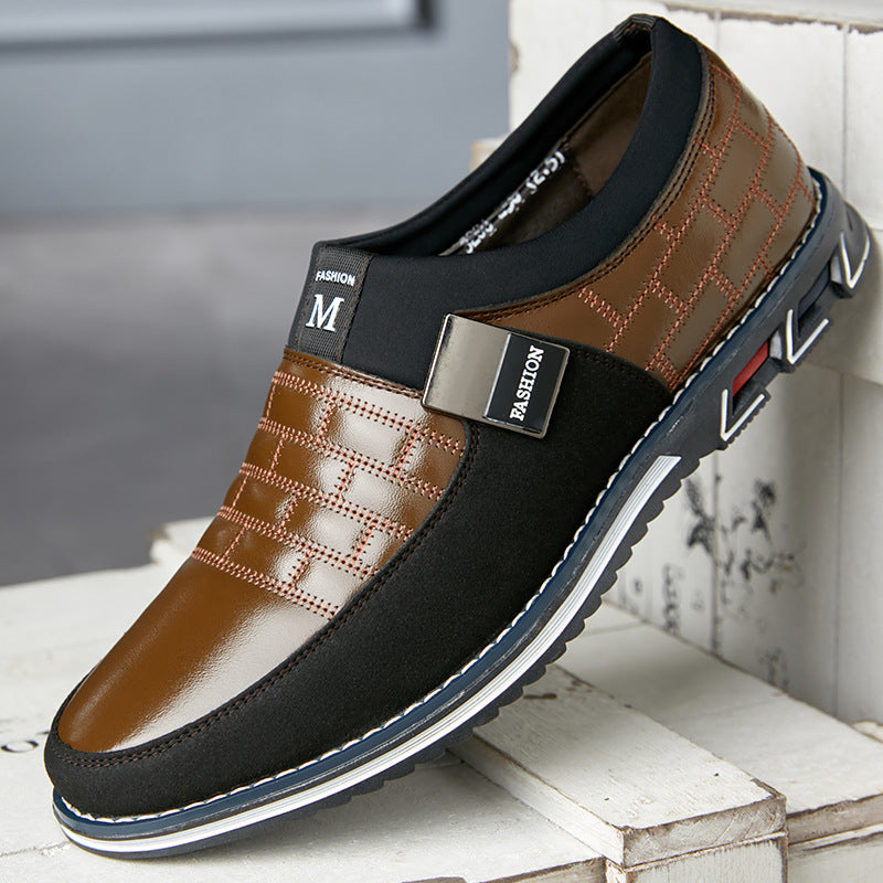 Men’s Large Size Casual Leather Shoes