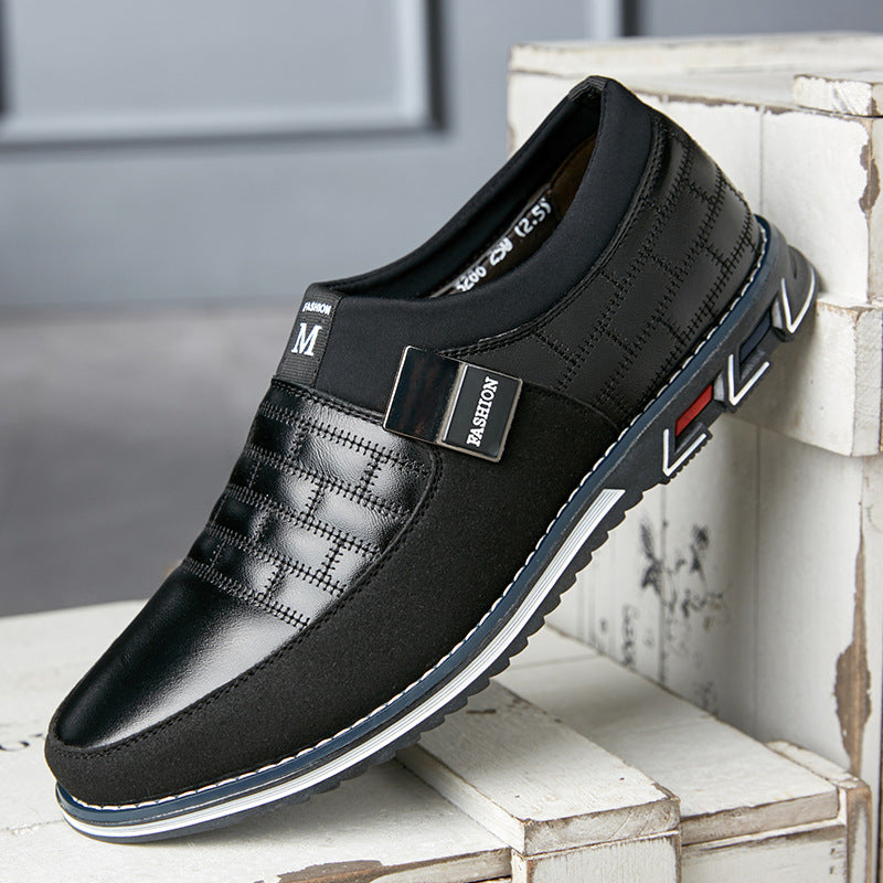 Men’s Large Size Casual Leather Shoes