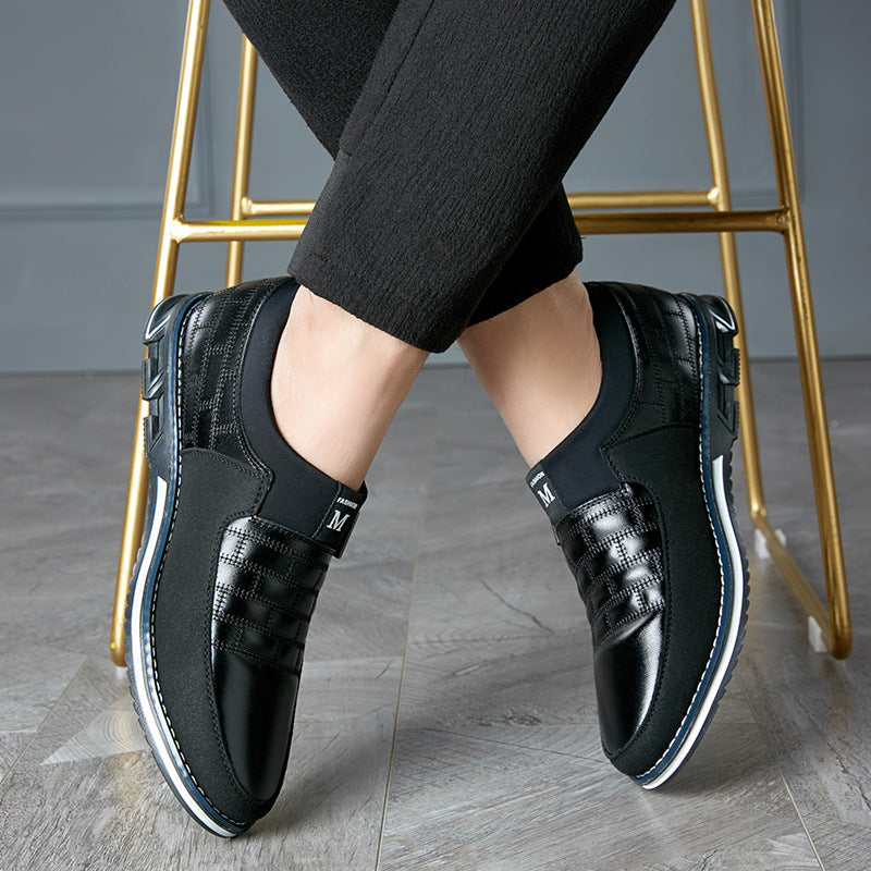 Men’s Large Size Casual Leather Shoes