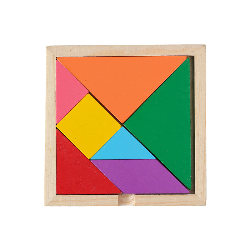 Montessori Wooden Rainbow Blocks