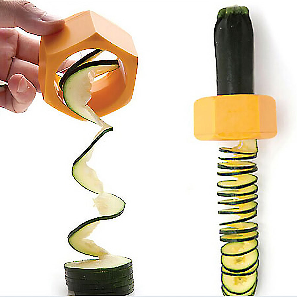 Spiral Vegetable Cutter – Kitchen Gadget Cucumber Slicer & Spiral Knife Tool