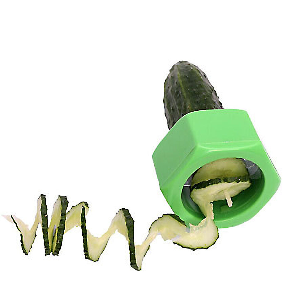 Spiral Vegetable Cutter – Kitchen Gadget Cucumber Slicer & Spiral Knife Tool