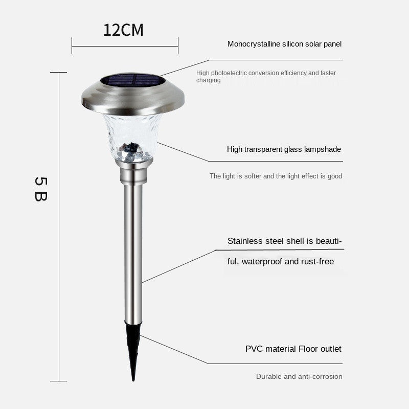 LED Solar Lawn Light