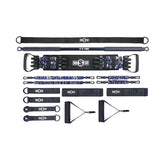 High-Quality Latex Resistance Bands Set with Workout Bar & Adjustable Bench