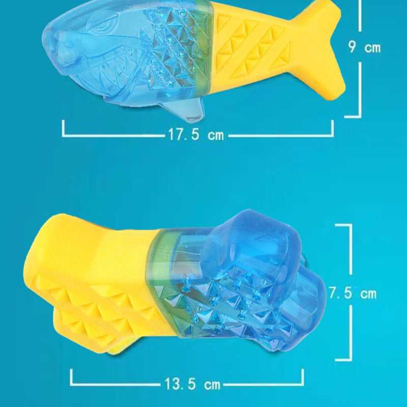 Freezable Water-Filled Dog Bone Toy