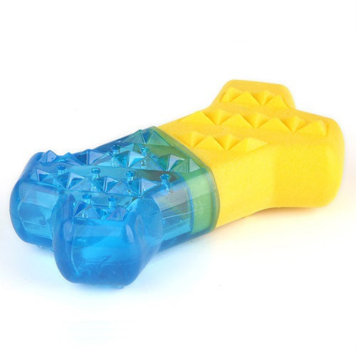 Freezable Water-Filled Dog Bone Toy
