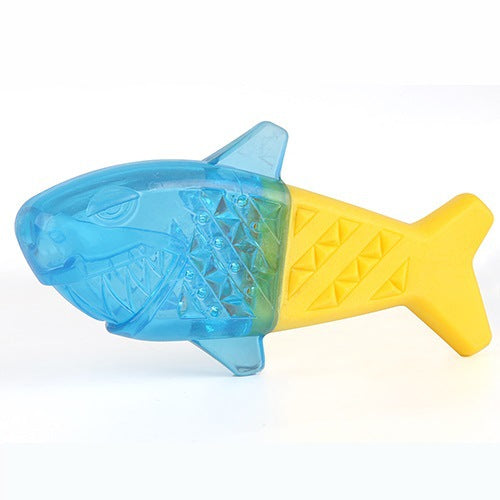Freezable Water-Filled Dog Bone Toy