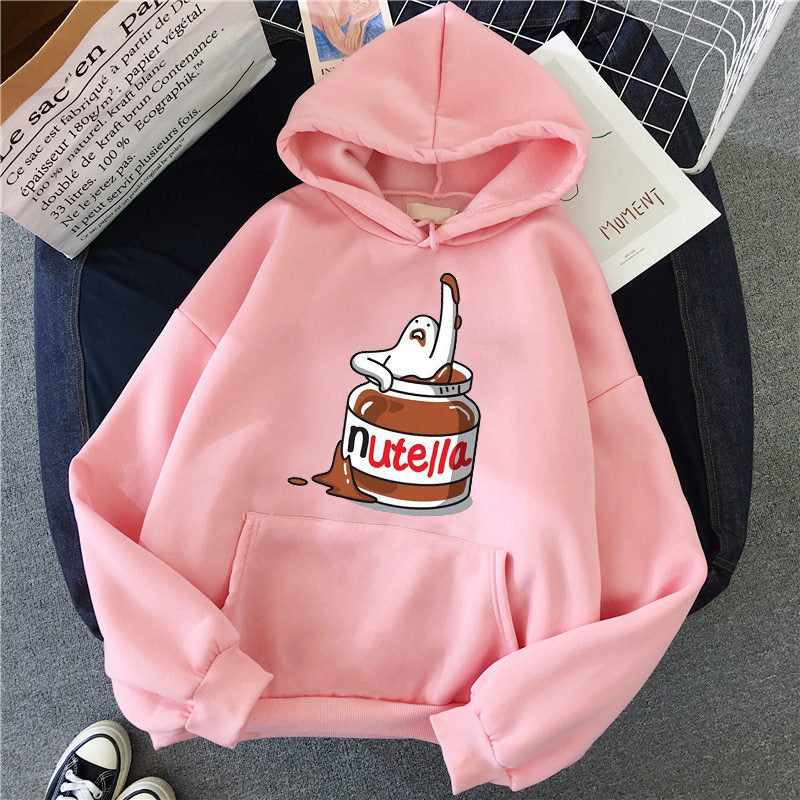 Women’s Casual Printed Hoodie Sweatshirt Top
