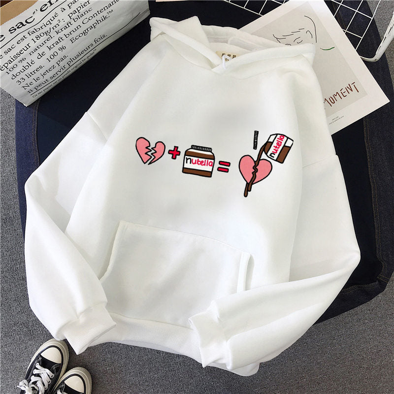 Women’s Casual Printed Hoodie Sweatshirt Top